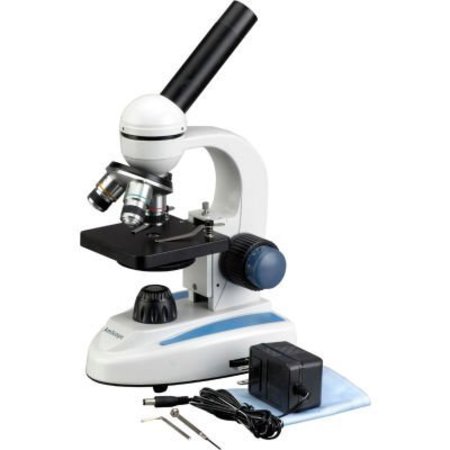 UNITED SCOPE LLC. AmScope M158C-E 40X-1000X Biology Science Student Microscope with USB Digital Camera M158C-E